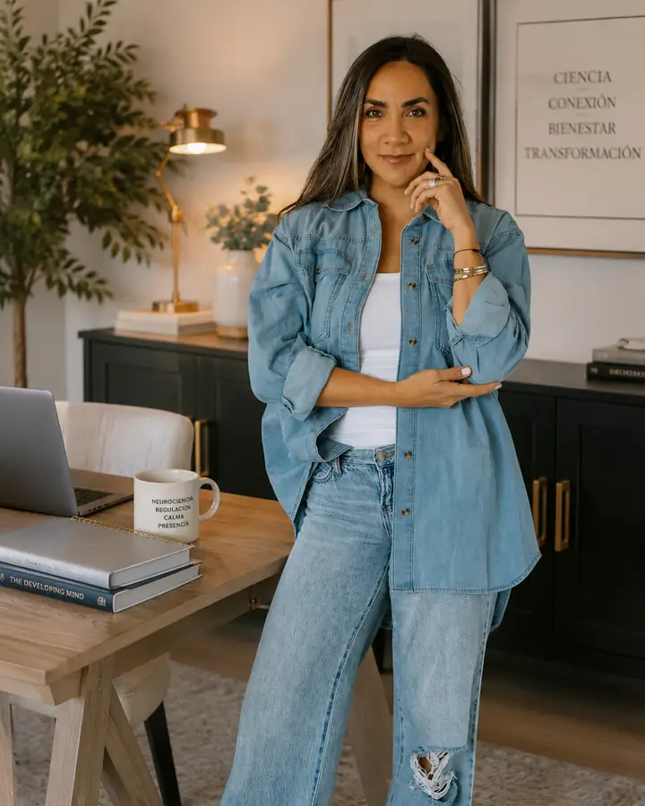 Paola Carlton, autism specialist, in her office